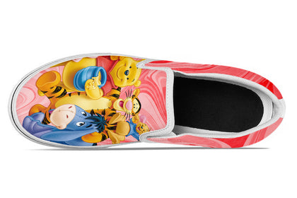 Winnie the Pooh Pooh and Friends Slip Ons