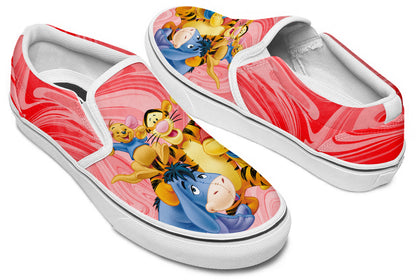 Winnie the Pooh Pooh and Friends Slip Ons