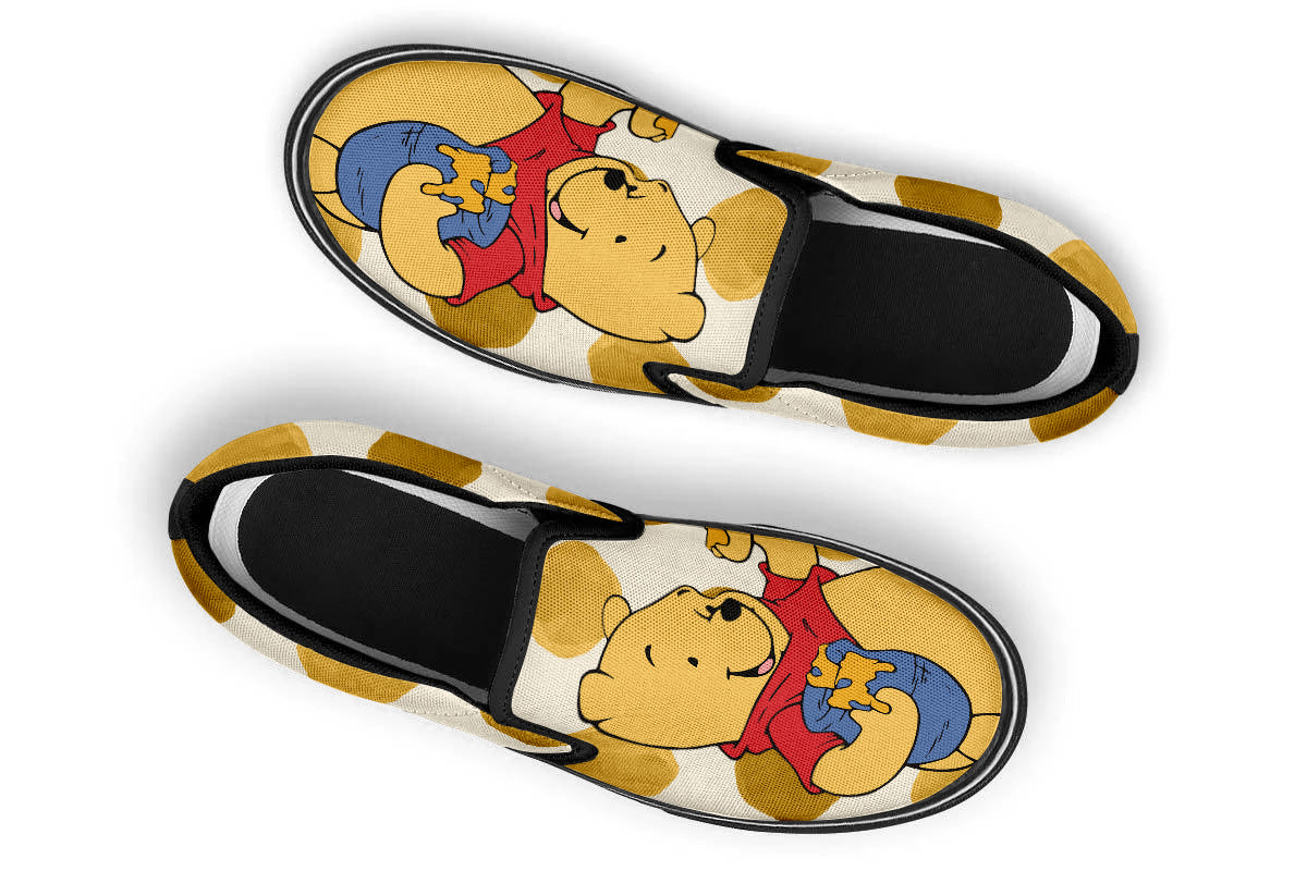 Winnie the Pooh Pooh (2D) Slip Ons