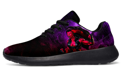 Red She-Hulk Sports Shoes