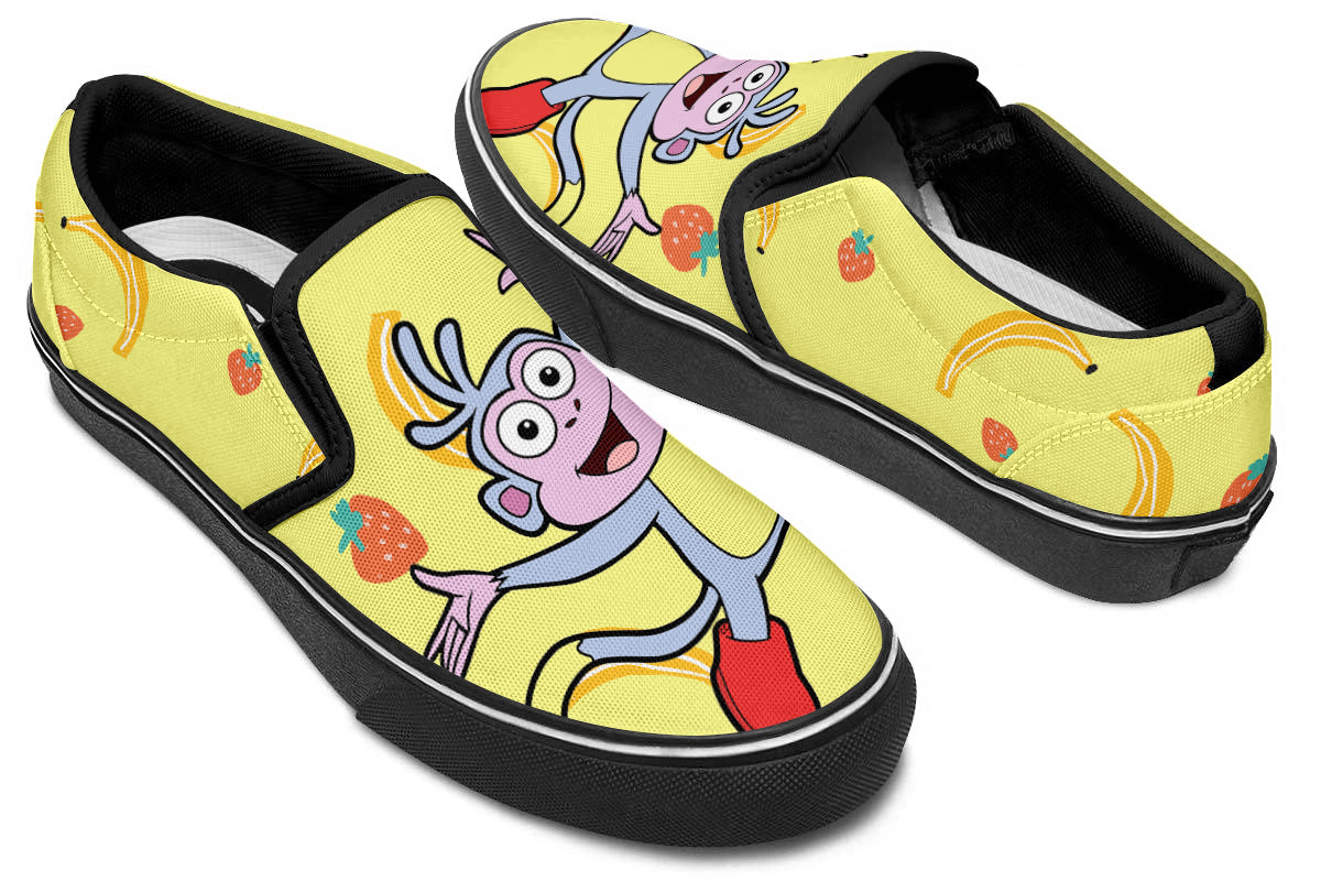 Dora the Explorer Boots the Monkey Slip Ons