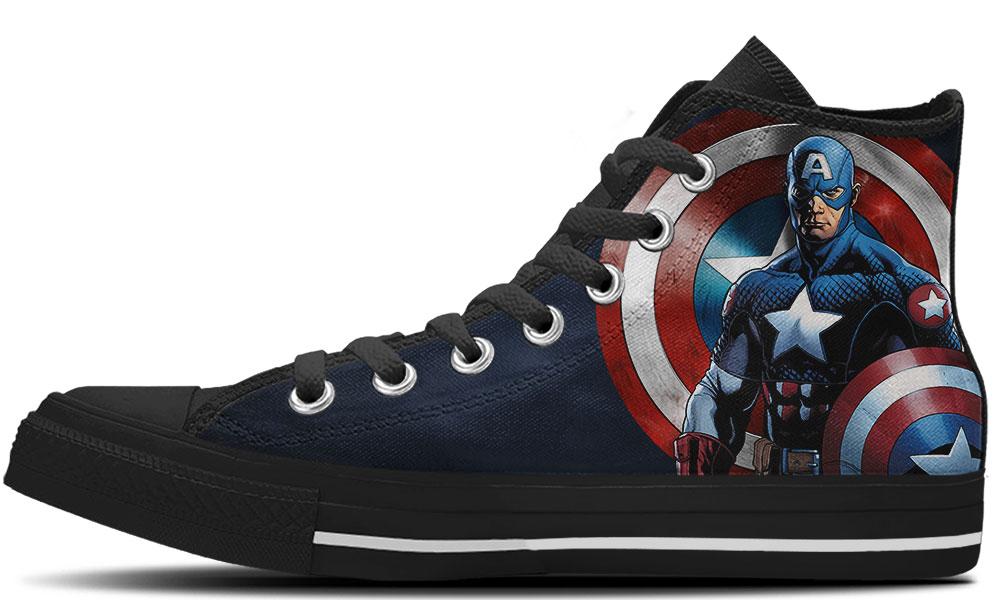 Marvel Captain America V2 High Tops