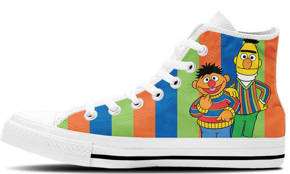 Sesame Street Bert and Ernie 1 High Tops