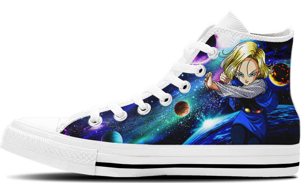 Dragon Ball Z Android 18 High Tops